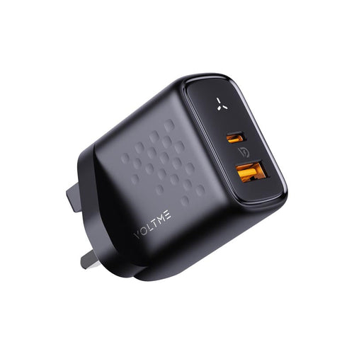 Voltme V2119-BK Revo 35W 1A+1C  Duo CA Power Adapter Black