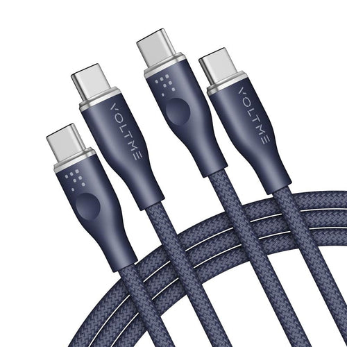 Voltme Powerlink Rugg 100W C to C Cable E Marker 1.8M (Blue)