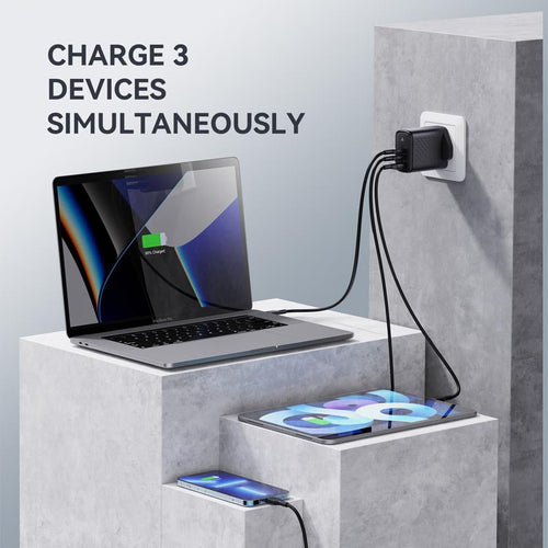 Voltme Revo 67 67W 2C+1A Wall Charge (Black)