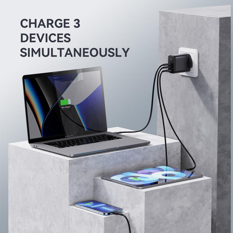 Voltme Revo 67 67W 2C+1A Wall Charge (White)