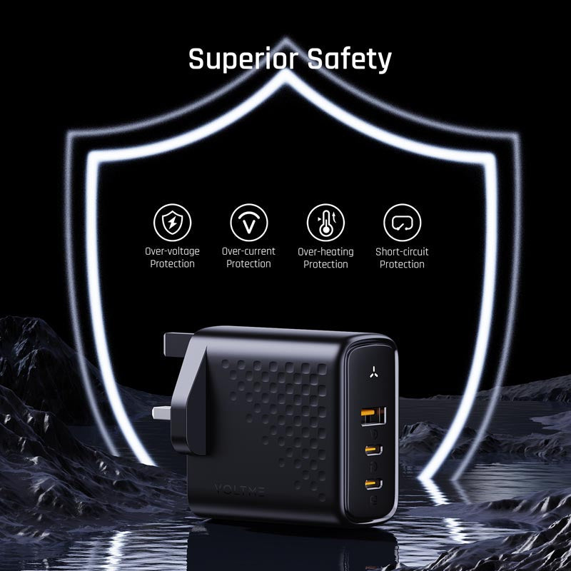 Voltme Revo 100 100W 2C+1A Wall Charge (White)