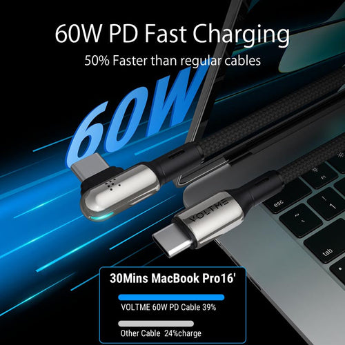 Voltme Powerlink Stark 60W C to C Cable 1.2M