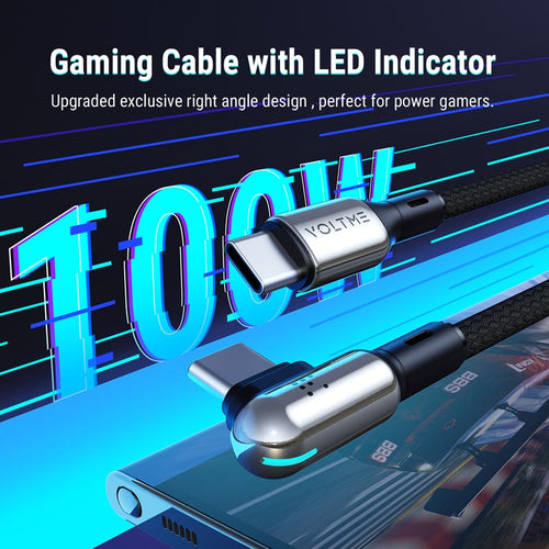Voltme Powerlink Stark 100W C to C Cable E Marker 1.2M