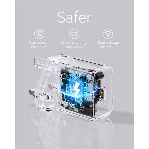 Voltme Revo 30 Lite 30W 1C Wall Charge + C to C Cable (White)
