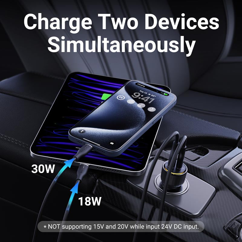 Voltme Cazo 48W 1C+1A Car Charge (Black)