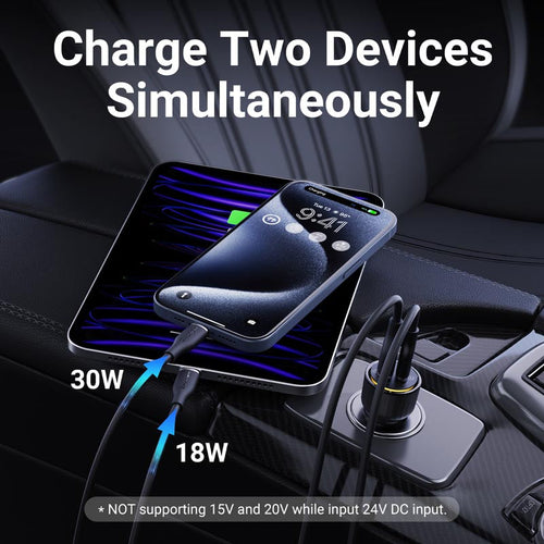 Voltme Cazo 48W 1C+1A Car Charge (Black)