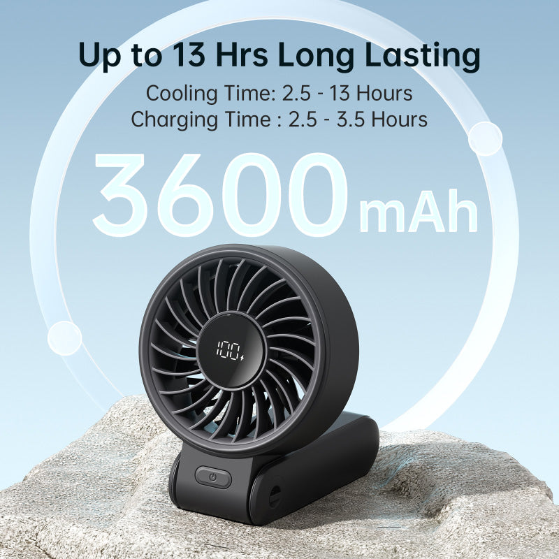 Jisulife Life7-Light Grey Handheld Fan 3600mAh (Light Grey)