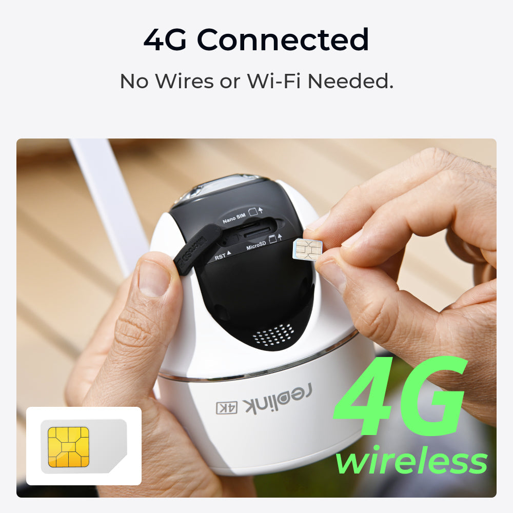 Reolink Go PT Ultra 8MP 4G Battery Camera