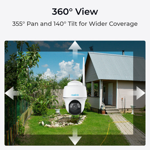 Reolink Argus PT 5MP Wi-Fi Solar Battery Camera