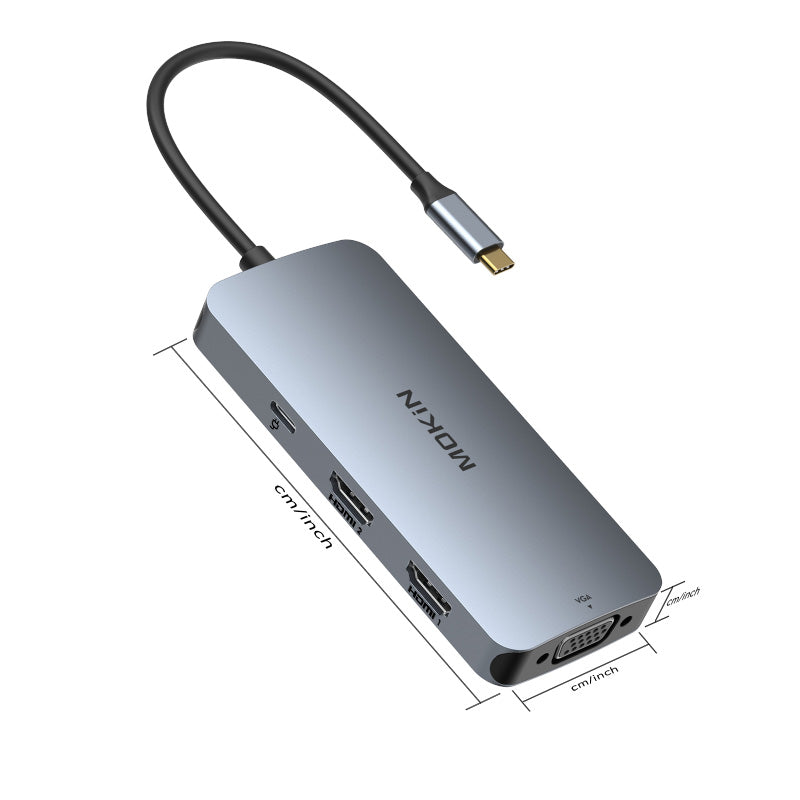 Mokin MOUC0516 7-In-1 USB-C Hub (Grey)