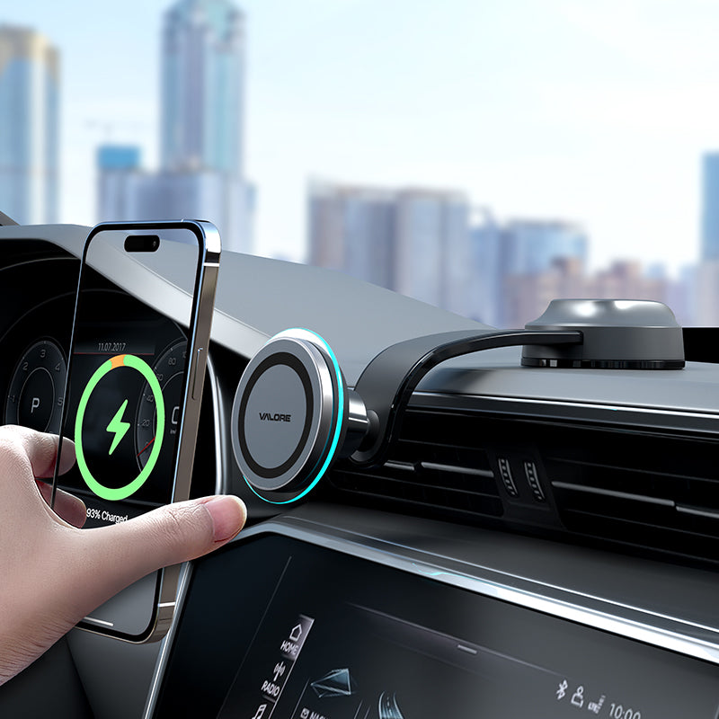 Valore 15W Magnetic Wireless Charging Car Holder (CAC-008)
