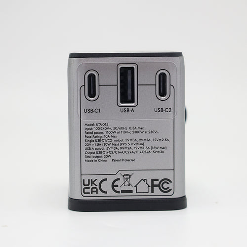 Valore PD30W Universal Travel Adaptor (UTA-015)