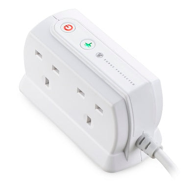 Masterplug SRGD42MW-MPA 13A 4 Socket Surged (Matt White)