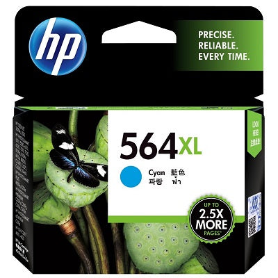 HP 564XL Cyan Original Ink Cartridge (CB323WA)