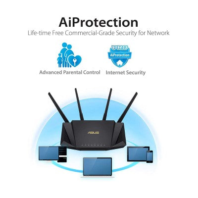 Asus RT-AX58U AX3000 Dual Band Smart Wifi6 Router