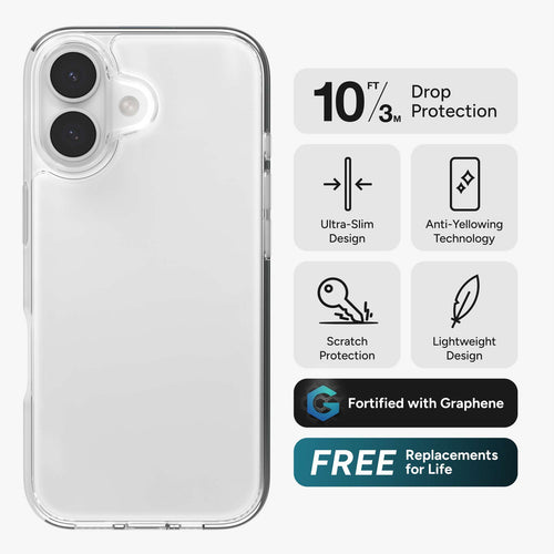 ZAGG iPhone 17 6.3 (2025) Clear Crystal Palace Lite Snap ZG-702318848