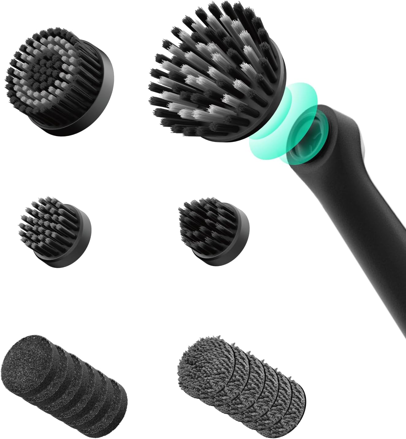 HOTO HOE0023GL Wand 16-Piece Brush Head Variety Kit