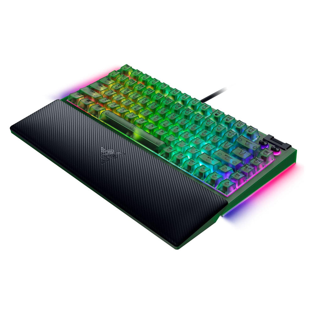 Razer BlackWidow V4 75% Wired Gaming Keyboard (Phantom Green)