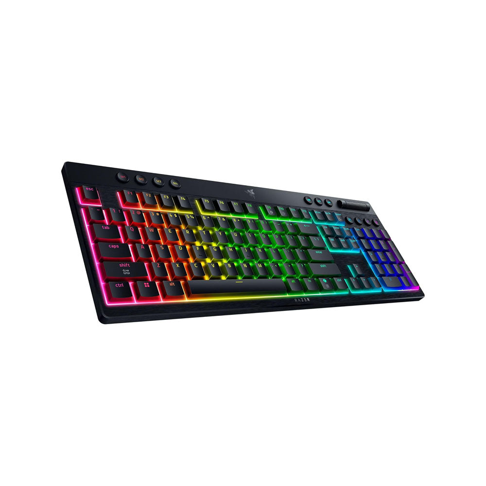 Razer BlackWidow V4 Low-Profile HyperSpeed Wireless Gaming Keyboard (Yellow Switch)