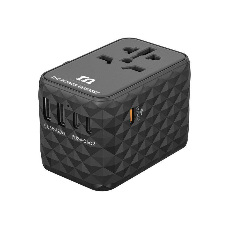 Redmonster World Plug Pro PD70W Universal Travel Adapter (Black)