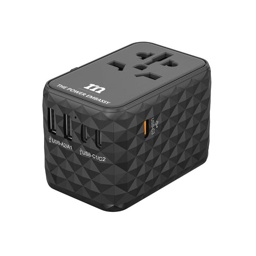 Redmonster World Plug Pro PD70W Universal Travel Adapter (Black)