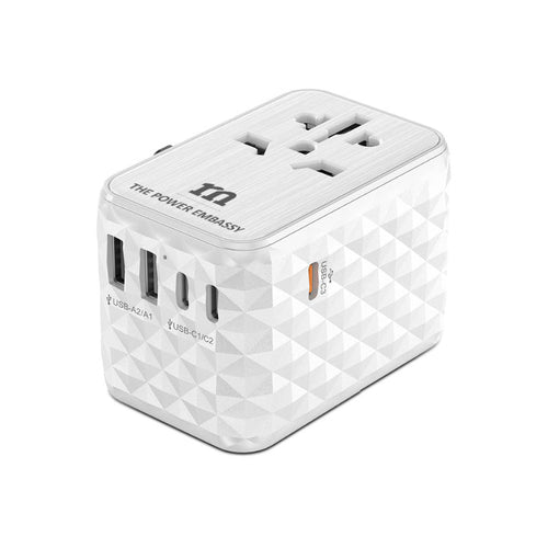 Redmonster World Plug Pro PD70W Universal Travel Adapter (White)