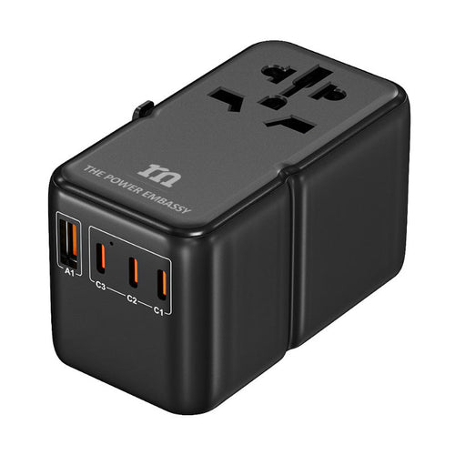Redmonster World Plug Premium PD140W Universal Travel Adapter (Black)