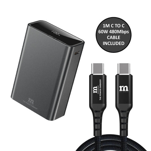 Redmonster 20000mAh 65W Power Bang Pro+ with 1m C to C Cable (Grey)