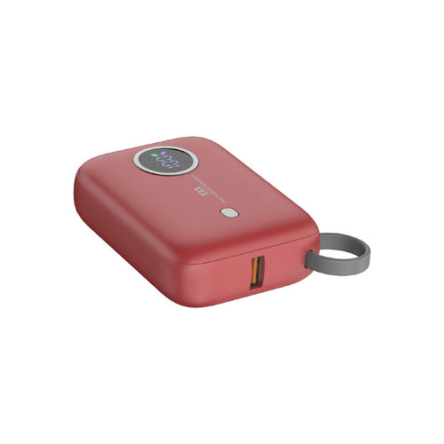 Redmonster Power Bang Mini 10000mAh PD20W with Built-in USB-C Cable (Red)