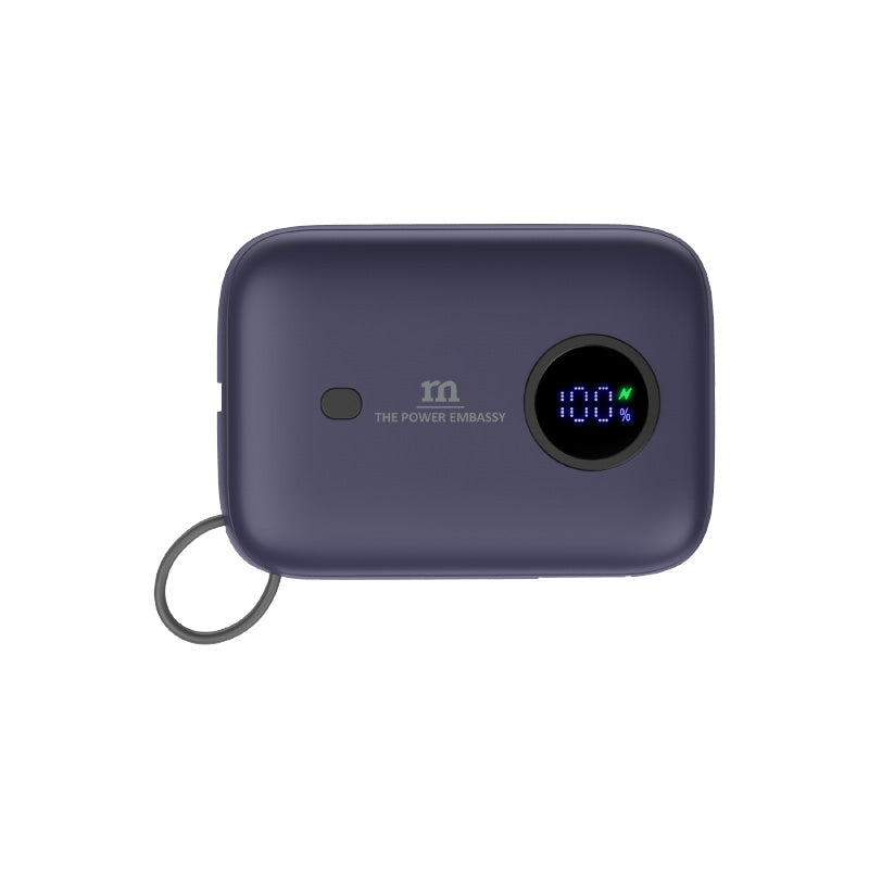 Redmonster Power Bang Mini 10000mAh PD20W with Built-in USB-C Cable (Blue)