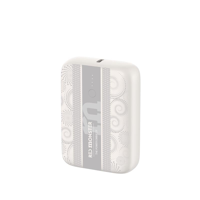 Redmonster Power Up+ Mini 10000mAh PD30W Power Bank (White)