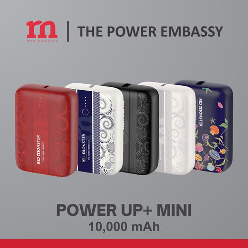 Redmonster Power Up+ Mini 10000mAh PD30W Power Bank (White)