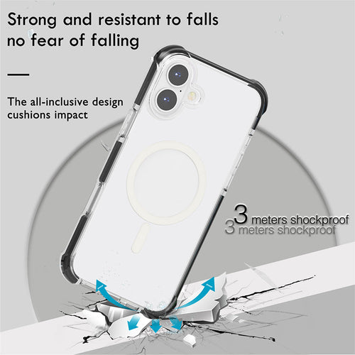 Redmonster iPhone 16 Plus 6.7 (2024) ATN Hard Hybrid Tech Mag Black