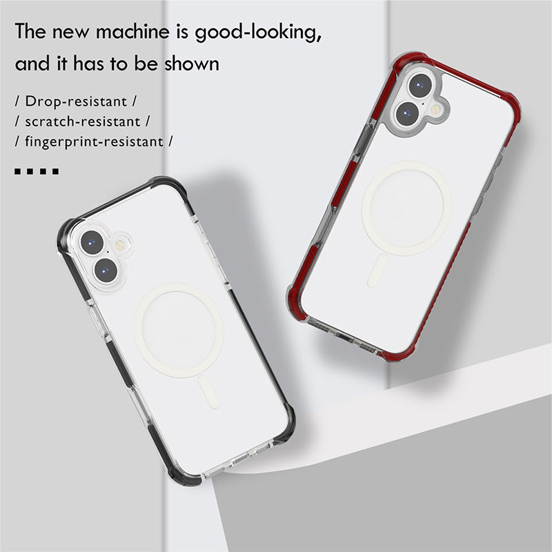 Redmonster iPhone 16 Plus 6.7 (2024) ATN Hard Hybrid Tech Mag Black