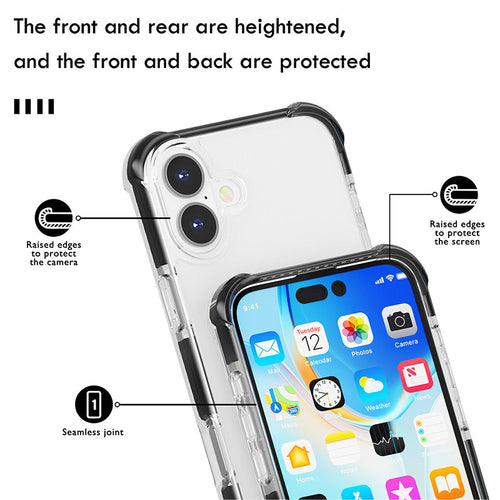 Redmonster iPhone 16 Plus 6.7 (2024) ATN Hard Hybrid Tech Mag Black