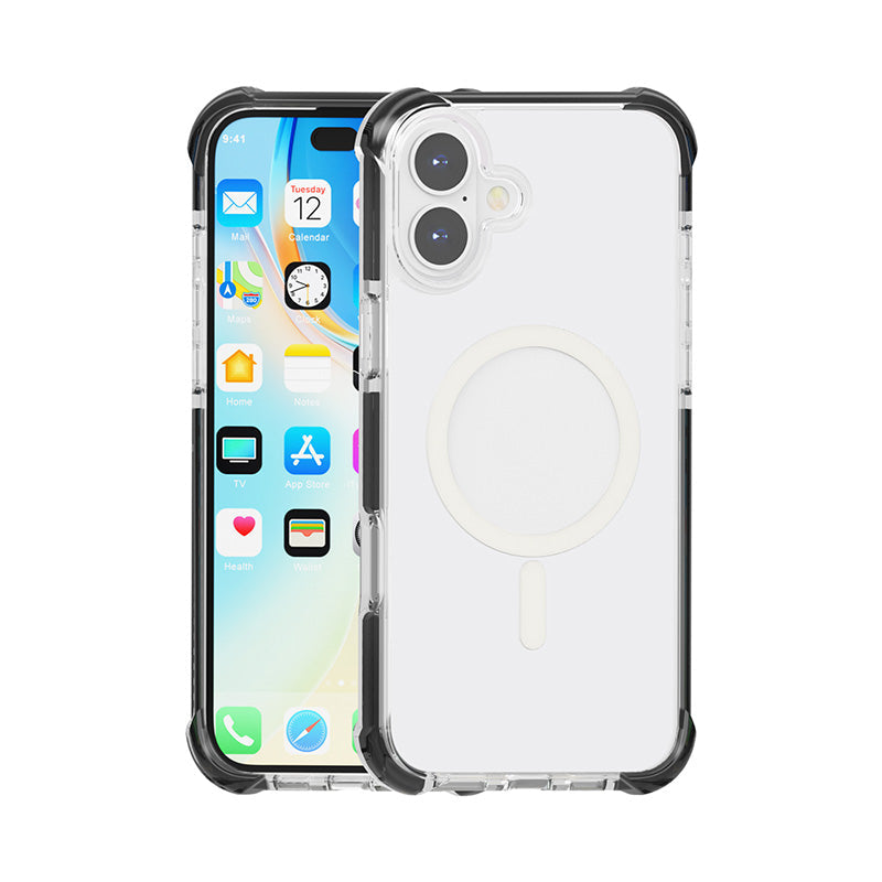 Redmonster iPhone 16 Plus 6.7 (2024) ATN Hard Hybrid Tech Mag Black