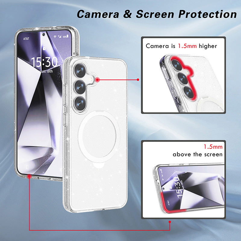 Redmonster Galaxy S25 Hybrid Mag Stand Armour Tough