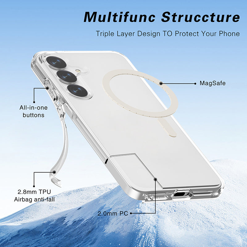Redmonster Galaxy S25+ Hybrid Mag Clear Armour Tough