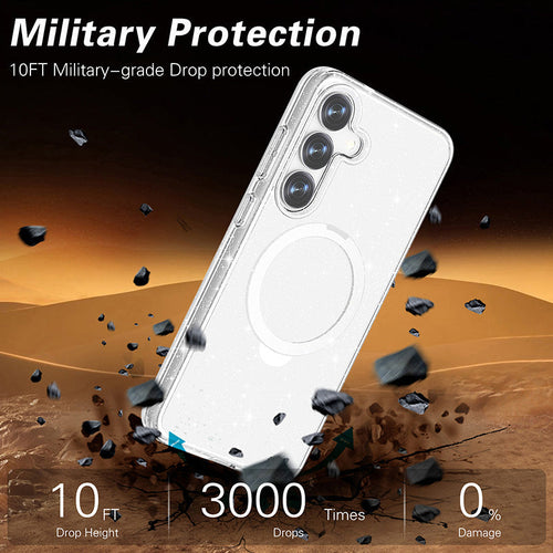 Redmonster Galaxy S25+ Hybrid Mag Stand Crystal Armour Tough