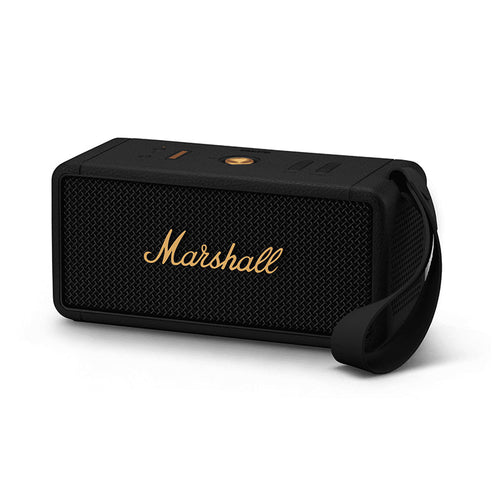 Marshall Middleton Bluetooth Speaker (Black and Brass)