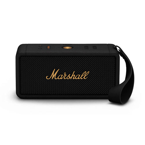 Marshall Middleton Bluetooth Speaker (Black and Brass)