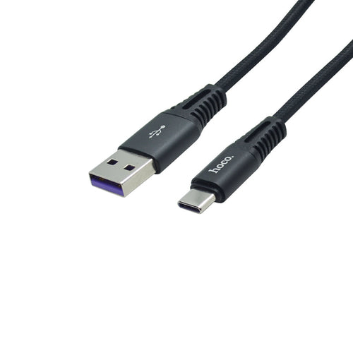 Hoco X22 USB A to Type-C USB2.0 5A Cable 1M Black