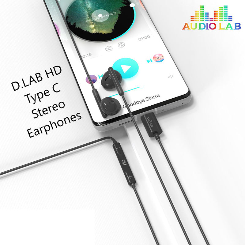 DLab Type C Stereo Earphones