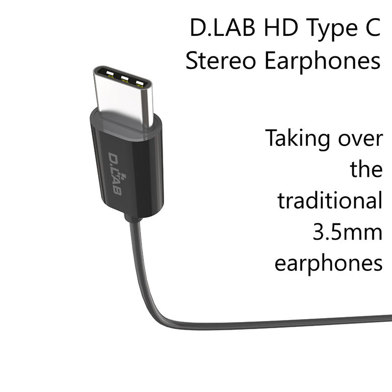 DLab Type C Stereo Earphones