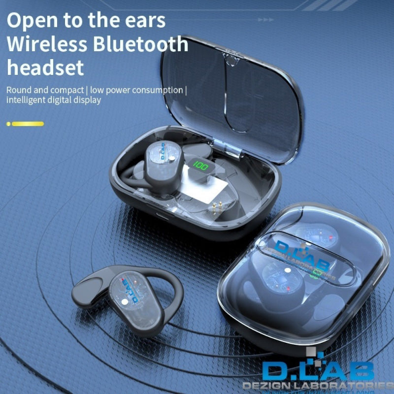 D.LAB True Open Wireless Earbuds (OWS-NPLUS4) - Black