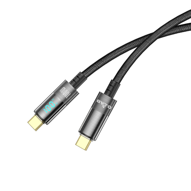 DLab NPLUS5 100W Type-C to C Digital Display Charging Cable