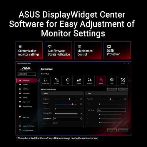 Asus ROG Strix XG34WCDG - 34 WQHD QD-OLED 175Hz Gaming Monitor