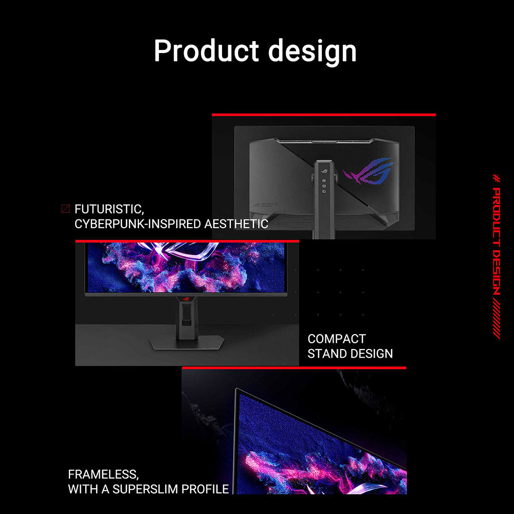 Asus ROG Strix XG27AQDPG - 27 QHD QD-OLED 500Hz Gaming Monitor