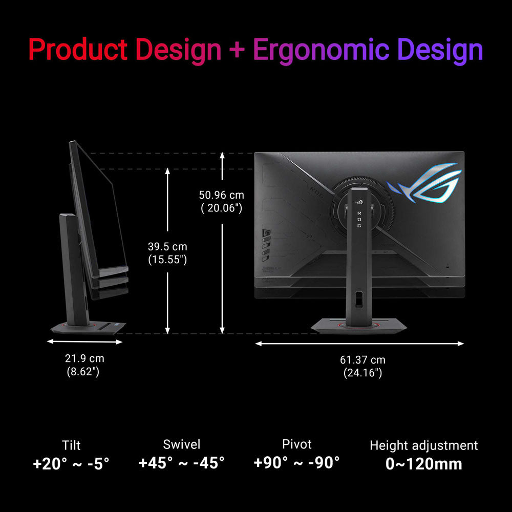 Asus ROG Strix XG27UCG - 27 UHD Fast IPS 160/320Hz Dual Mode Gaming Monitor