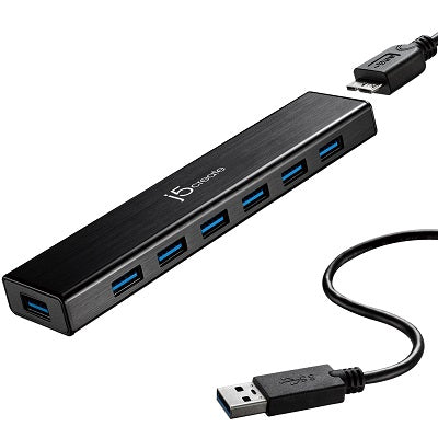 J5Create USB3.0 7-Port HUB (JUH377)
